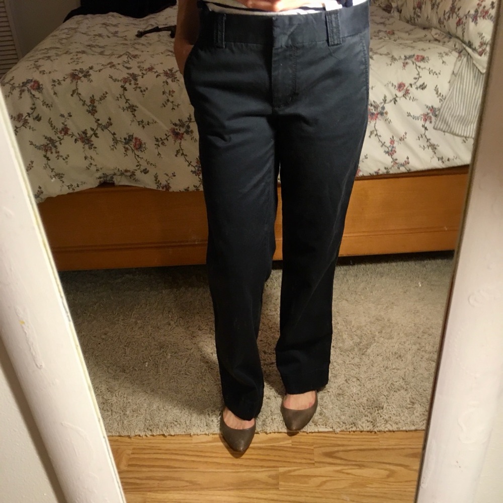 J. Crew 0 Short City Fit wide leg trousers